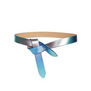 Isabel Marant Lecce Metallic Leather Belt